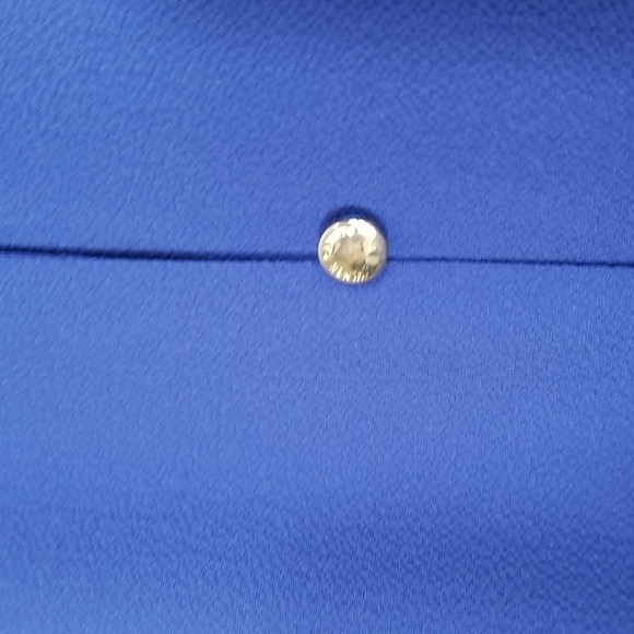 Vince Camuto SZ S Kenya Nile Romper NEW Cobalt Blue Short Button Back 9137933 - Picture 4 of 10